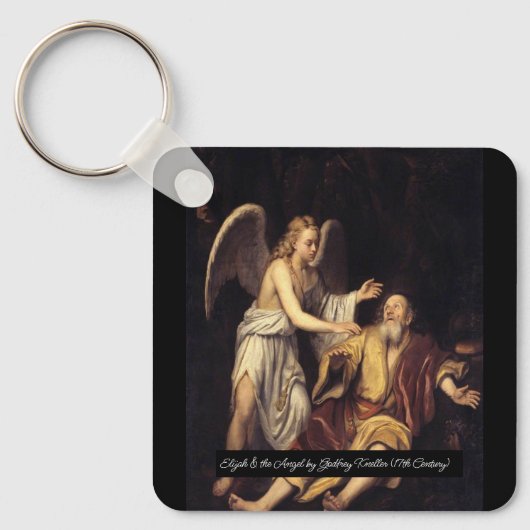 Elijah und der Angel Schlüsselanhänger (Vorderseite)