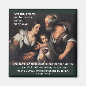 Elijah und die Witwe von Zarephath - Magnet (Vorne)