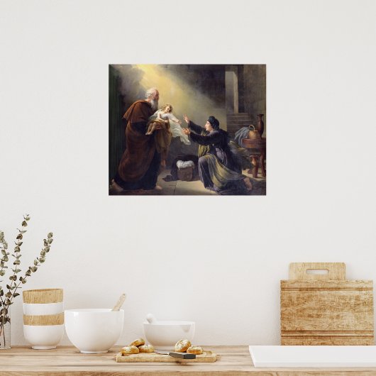 Elijah Wiederbelebung des Sohnes Poster (Küche)