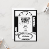 Elijahs Cup: Ein Pessach will Karte (Vorderseite/Rückseite Beispiel)