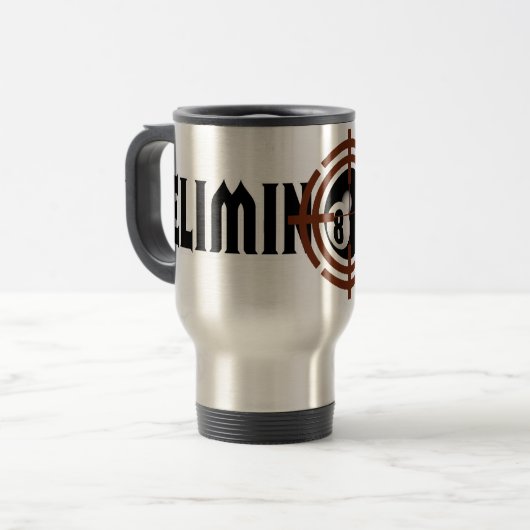 Elimin8ters Reise-Tasse Reisebecher (Vorderseite Links)