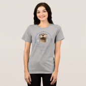 ELINA durch Aminosäure - Otter 1 - leichtes T-Shir Tri-Blend Shirt (Vorderseite voll)