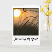 Elina Tähkävuori - Thinking of You! Karte (Gelbe Blume)