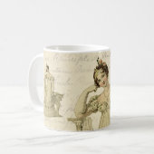 Elinor, Jane Austen, Buchliebhaber, Creme Kaffeetasse (Vorderseite Links)