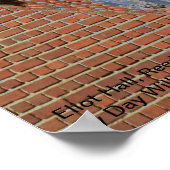 Eliot Hall, Reed Uni Poster (Ecke)