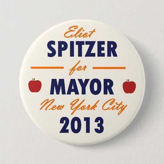 Eliot Spitzer für NYC Bürgermeister 2013 Button (Vorderseite)