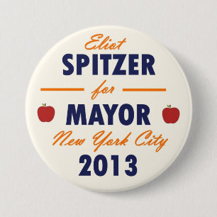 Eliot Spitzer für NYC Bürgermeister 2013 Button