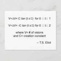 Eliot-Theorem-Postkarte