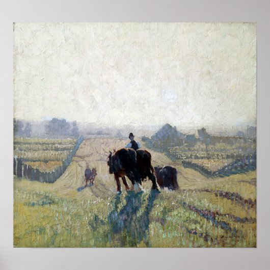 Elioth Gruner Frosty Sunrise Poster (Vorne)