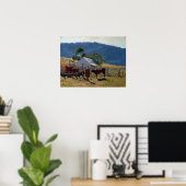 Elioth Gruner Milking time (Araluen Valley) Poster (Heimbüro)