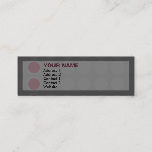 elipses mini visitenkarte (Vorderseite)