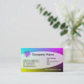 Eliptical - CMYK Visitenkarte (Stehend Vorderseite)