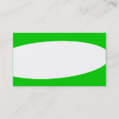 Eliptical - irisches Kleeblatt Visitenkarte (Rückseite)