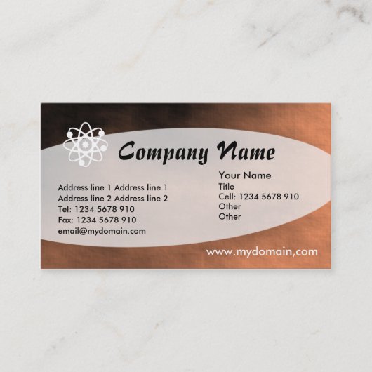 Eliptical - Martian Sandstorm Visitenkarte (Vorderseite)