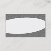 Eliptical - Mid Gray Embossed Textur Visitenkarte (Rückseite)