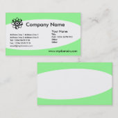 Eliptical - Minze grün Visitenkarte (Vorne/Hinten)