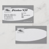 Eliptical Platinum - UFO Visitenkarte (Vorne/Hinten)