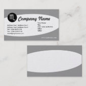 Eliptical Zodiac Platinum - Scorpio Visitenkarte (Vorne/Hinten)