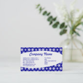 Eliptisch - Abstrakt 011 Visitenkarte (Stehend Vorderseite)