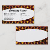 Eliptisch - Abstrakt 017 Visitenkarte (Vorne/Hinten)