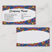 Eliptisch - Abstrakt 020 Visitenkarte (Vorne/Hinten)