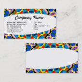 Eliptisch - Abstrakt 025 Visitenkarte (Vorne/Hinten)