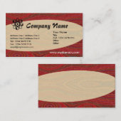 Eliptisch - AztekHöhle Zeichnend Visitenkarte (Vorne/Hinten)