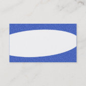 Eliptisch - Blaue Textur Visitenkarte (Rückseite)