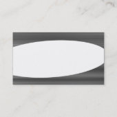 Eliptisch - bürstenbehaftete Metallstruktur Visitenkarte (Rückseite)