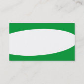 Eliptisch - grün visitenkarte (Rückseite)