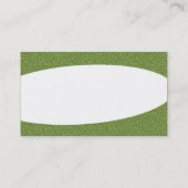 Eliptisch - Grüne Textur Visitenkarte (Rückseite)