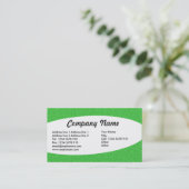 Eliptisch - Helle grüne Textur Visitenkarte (Stehend Vorderseite)