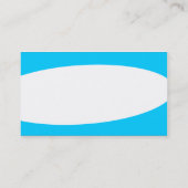Eliptisch - Light Blue Visitenkarte (Rückseite)