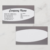 Eliptisch - Metall-II-Struktur Visitenkarte (Vorne/Hinten)