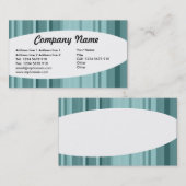 Eliptisch - Streifen 04 Visitenkarte (Vorne/Hinten)