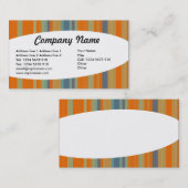 Eliptisch - Streifen 05 Visitenkarte (Vorne/Hinten)