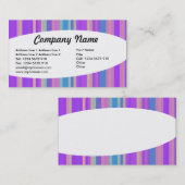 Eliptisch - Streifen 06 Visitenkarte (Vorne/Hinten)