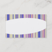 Eliptisch - Streifen 08 Visitenkarte (Rückseite)