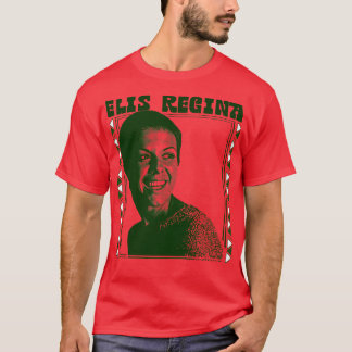 Elis Regina Retro Style Fan Art Design T-Shirt