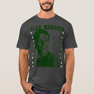 Elis Regina Retro Style Fan Art Design T-Shirt
