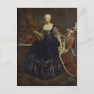 Elisabeth Christine von Braunschweig als Königin Postkarte