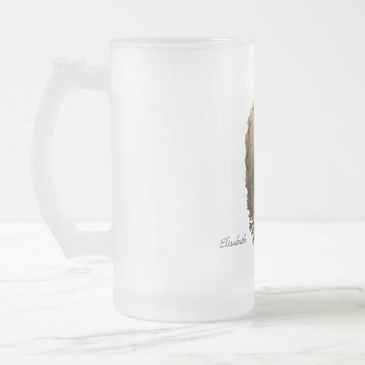 Elisabeth der Bayern-Tasse Mattglas Bierglas (Links)