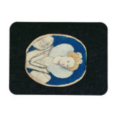 Elisabeth I., Miniaturportrait, (unfertig) Magnet (Horizontal)