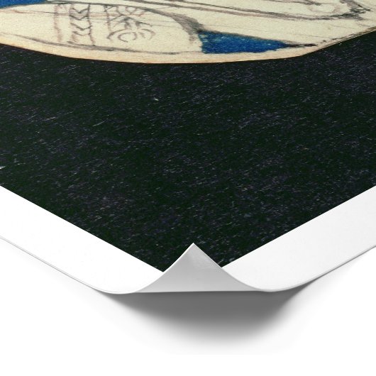 Elisabeth I., Miniaturportrait, (unfertig) Poster (Ecke)