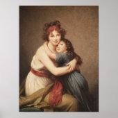 Elisabeth Le Brun Selbstportrait mit Tochter Poster (Vorne)