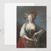 Elisabeth Louise Vigée Le Brun - Elisabeth-Philipp Einladung (Vorne/Hinten)