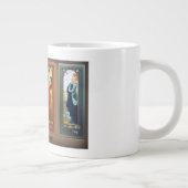 Élisabeth Sonrel Art Nouveau Maiden Bird Series Jumbo-Tasse (Rechts)
