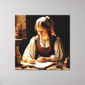 "Elisabeth", "The Young Gelehrte" Leinwanddruck (Vorderseite)