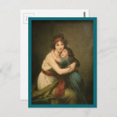 Elisabeth und ihre Tochter Postkarte (Vorne/Hinten)