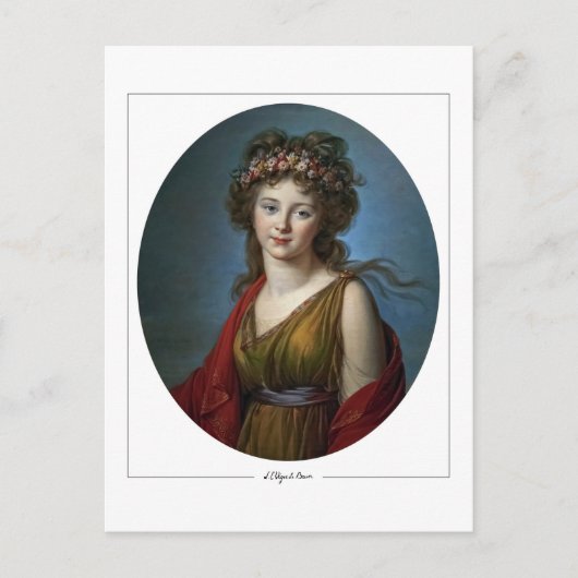 Élisabeth Vigée Le Brun #198 - Fine Art Postcard Postkarte (Vorderseite)